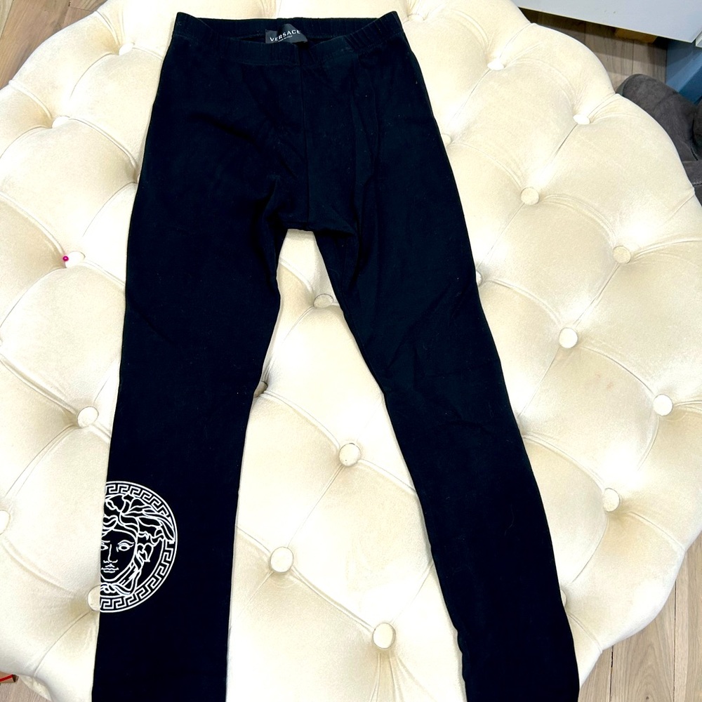 Girls Authentic Versace leggings Sz 10